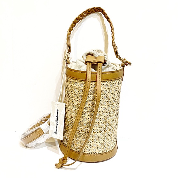Tommy Bahama Bags Nwt Tommy Bahama Rattan Bucket Bag Crossbody Bag